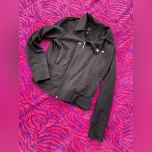 New York & company black moto jacket
